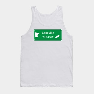 Lakeville, Minnesota Highway Exit Sign Tank Top